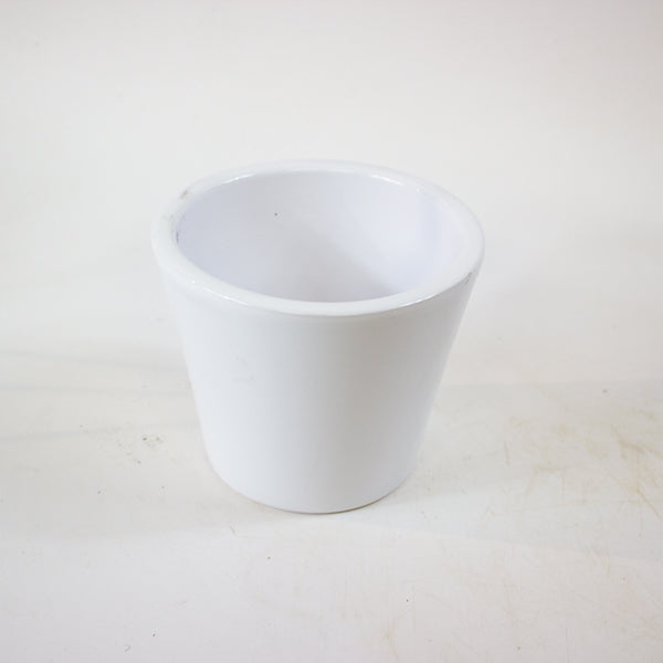 Jane - Ceramic White Planter Ø13cm H13cm