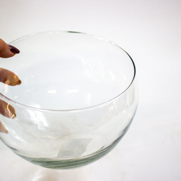 Bob - Our slanted Glass planter Ø15 H12.5cm