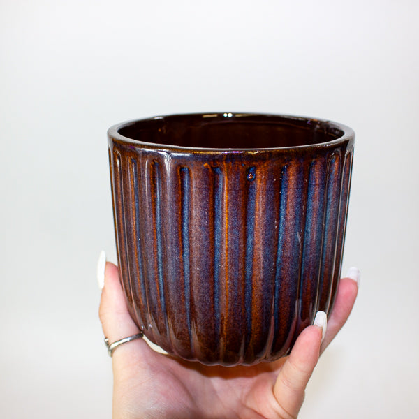 Rainy pot Ø11.5xH9.5cm