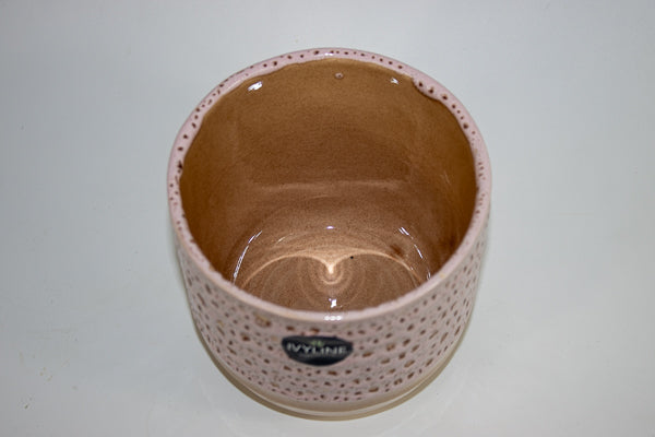 Morganite Reactive Glaze Planter H13Cm D13Cm