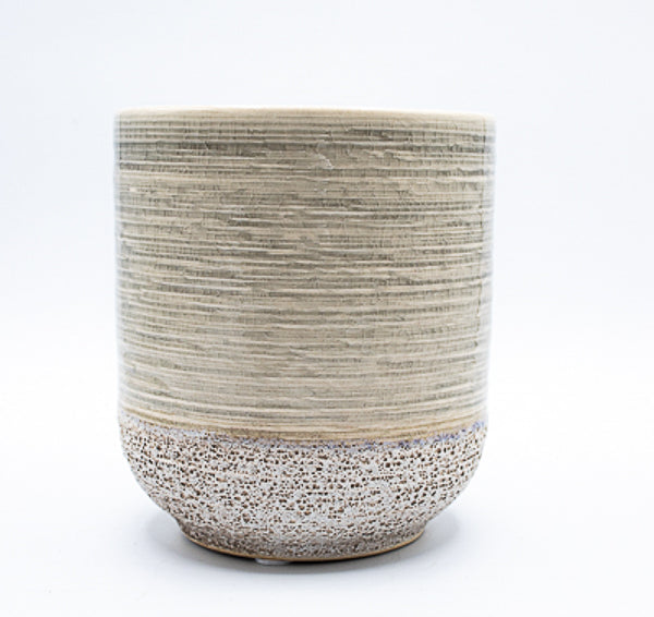 Vasto Planter - Ceramic - W:10cm H:11cm - Ideal For pots up to 8cm