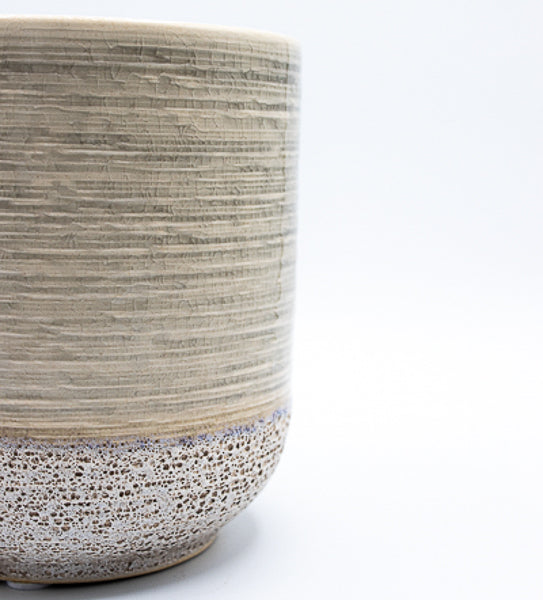 Vasto Planter - Ceramic - W:10cm H:11cm - Ideal For pots up to 8cm