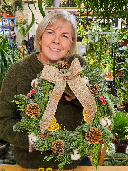 Handmade Fresh Foliage Christmas Wreath