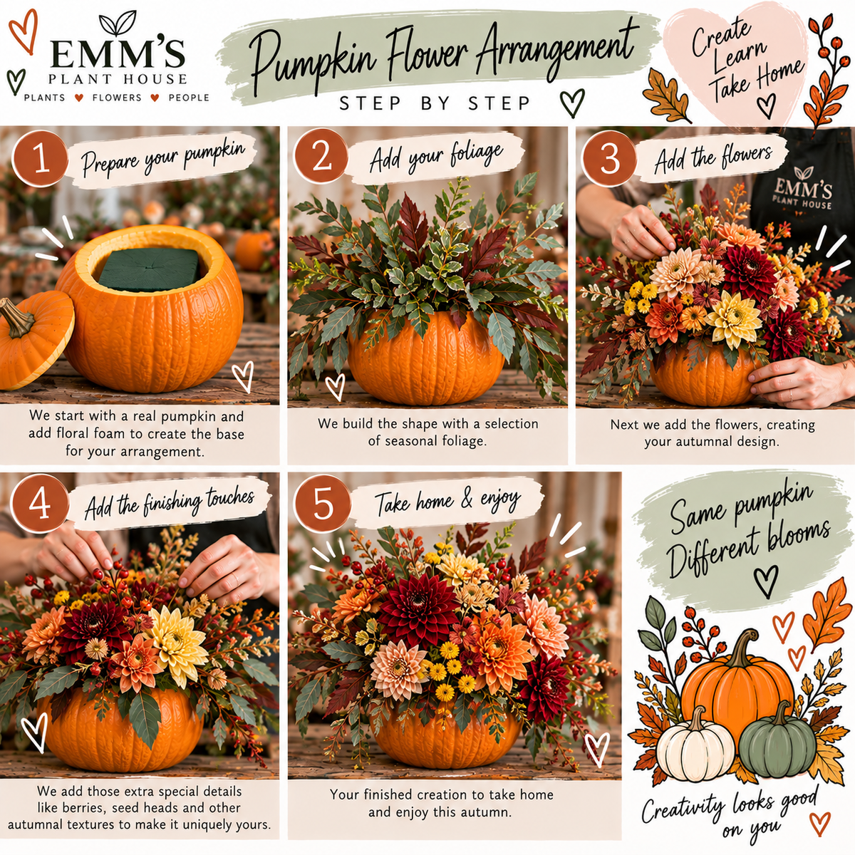 Pumpkin Flower Workshop
