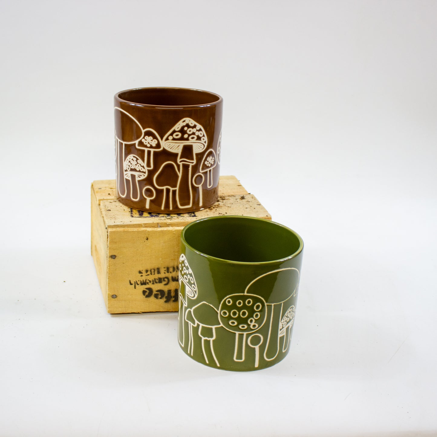 Mystical Mushrooms Pot Ø12cm H13cm