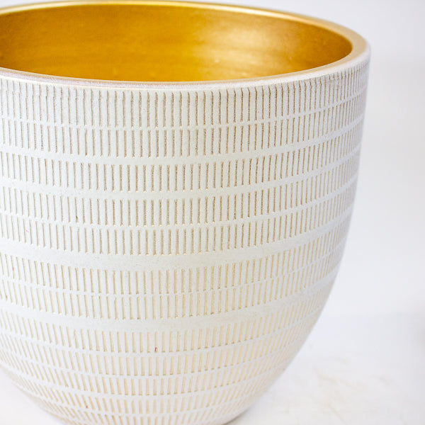 Beau Ceramic planter Ø24 H22cm