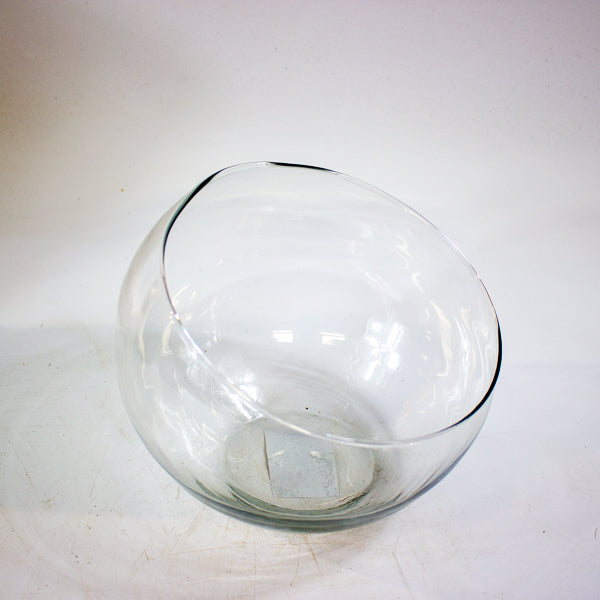 Bob - Our slanted Glass planter Ø15 H12.5cm