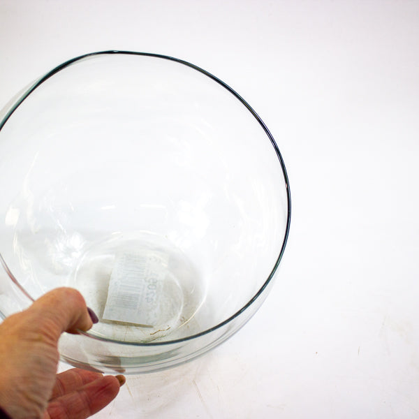 Bob - Our slanted Glass planter Ø15 H12.5cm