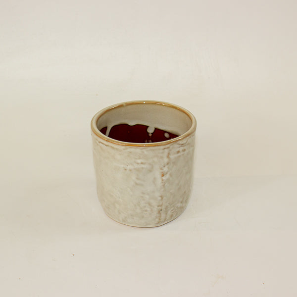 Iron Stone White Glazed Pot