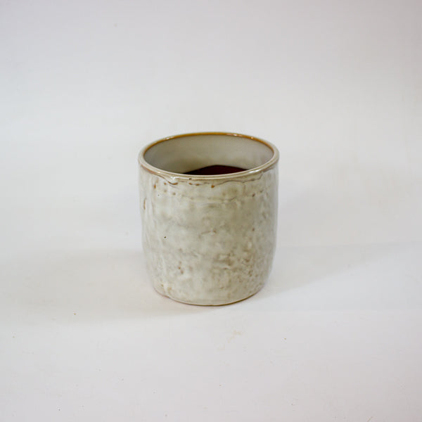 Iron Stone White Glazed Pot