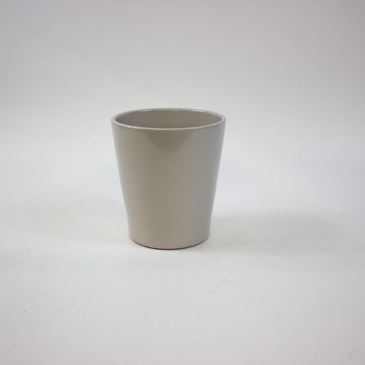 Grey pot Basic 13cm H14cm