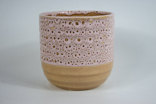 Morganite Reactive Glaze Planter H13Cm D13Cm
